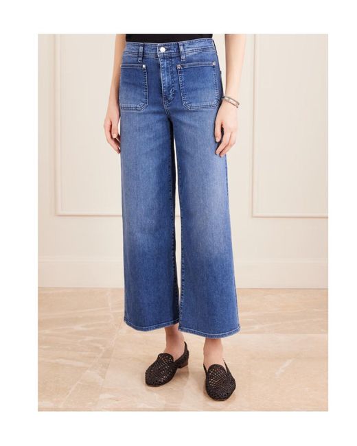 FRAME Blue Jeans With Belt Loops