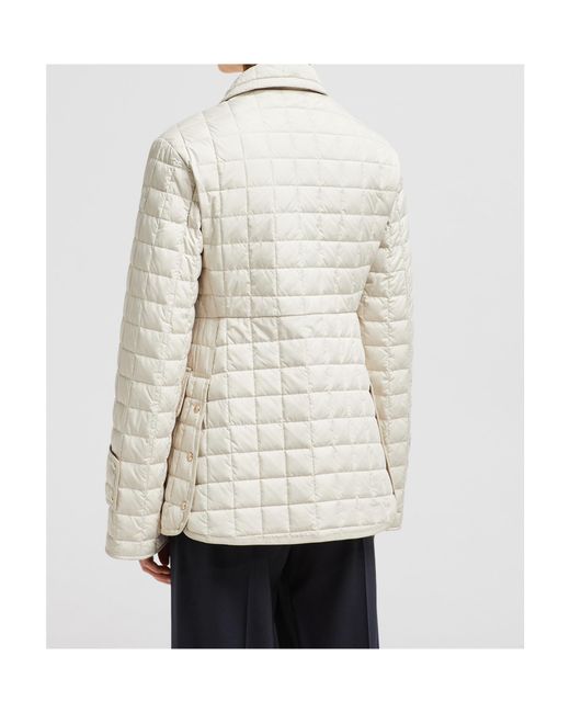 Moncler White Epinal Quilted Down Jacket