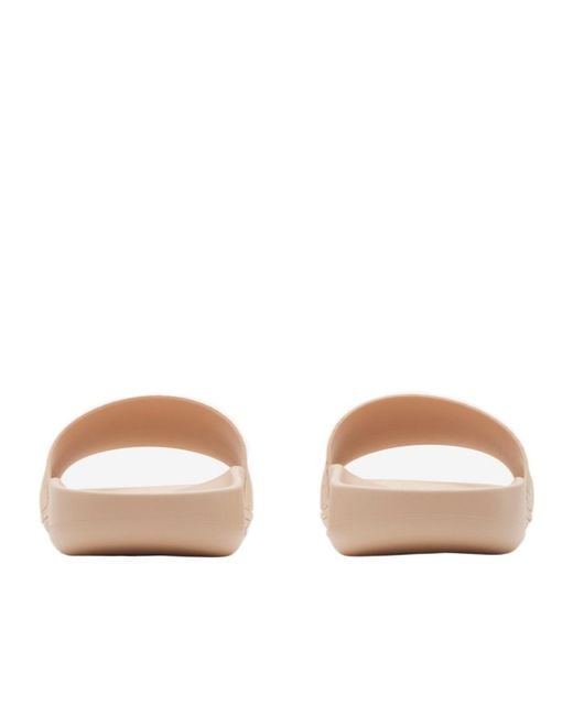 Burberry Natural Dive Check Pattern Slides