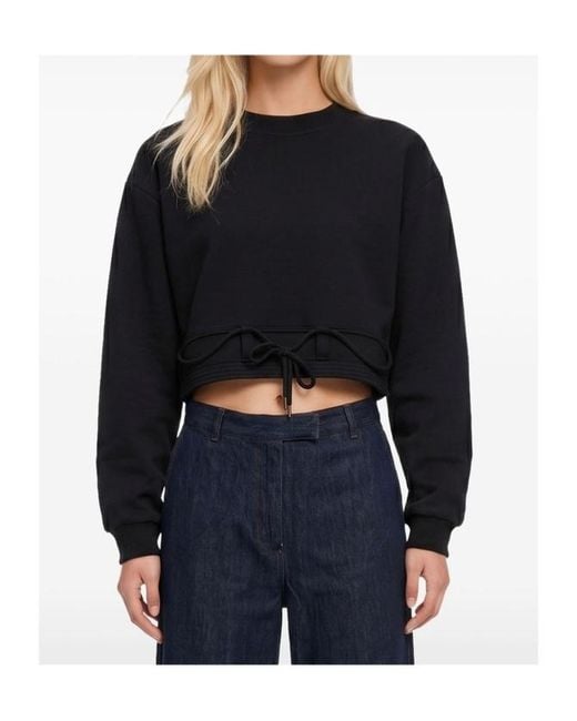 Dries Van Noten Black Long-Sleeve Sweatshirt