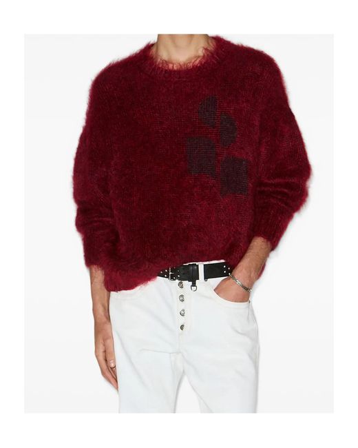 Isabel Marant Red Mirello Sweater for men