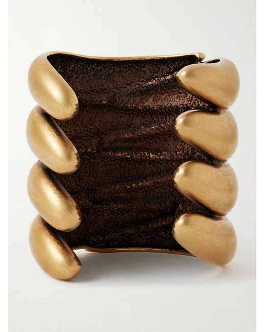 Khaite Natural Cyclone-Plated Cuff