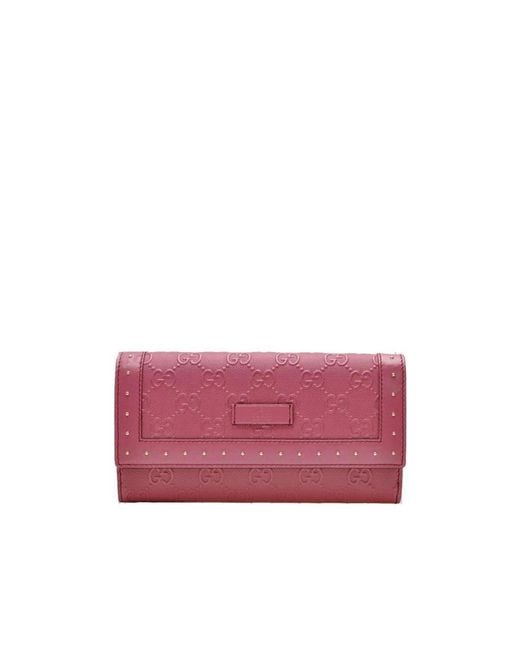 Gucci Purple Long Wallet