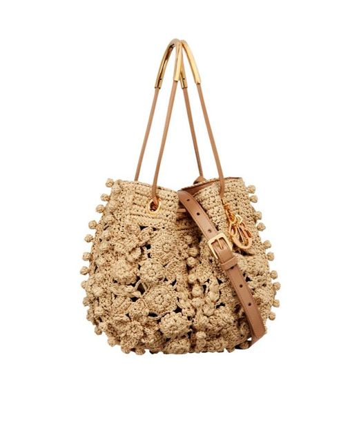 Dior Metallic Iviera Small Nolita Shoulder Bag