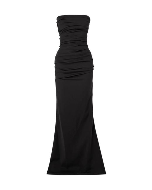 Maticevski Black Intoxicate Strapless Dress
