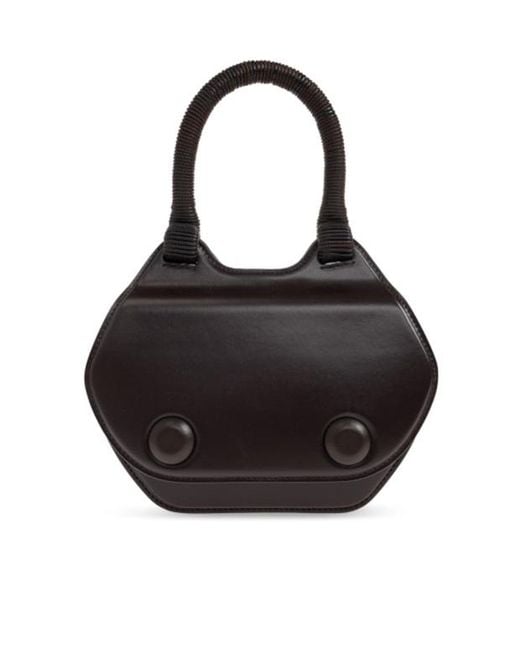 Lemaire Black Frog Mini Tote Bag