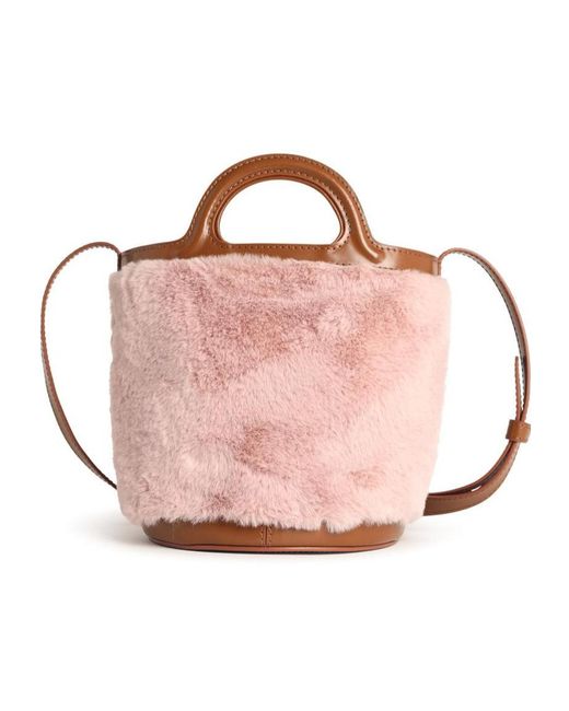 Marni Pink Logo-Detailed Handbag
