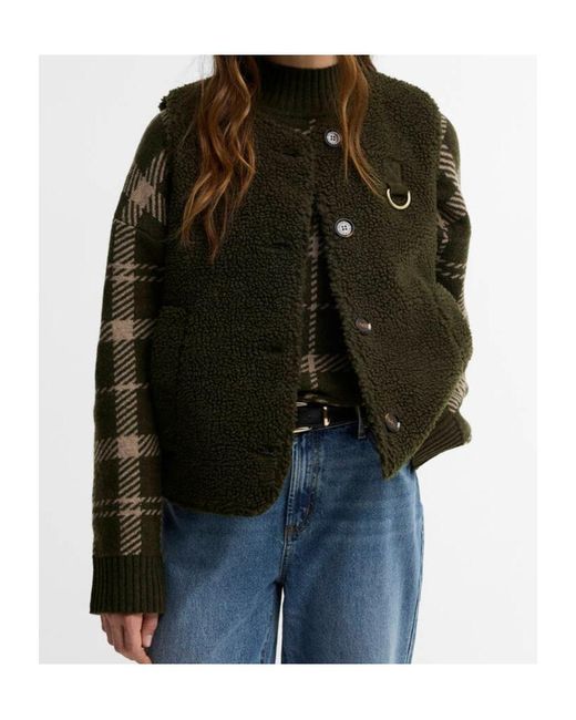 Barbour Green Fleece Vest