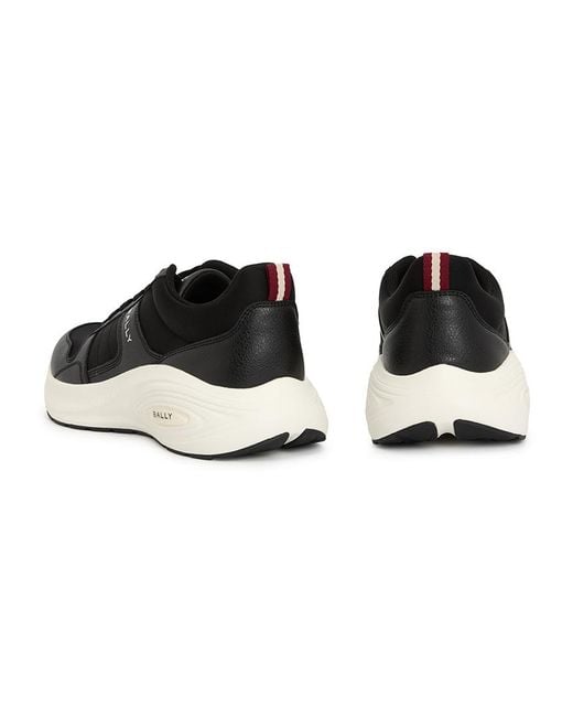 Bally Black Lace-Up Sneakers for men