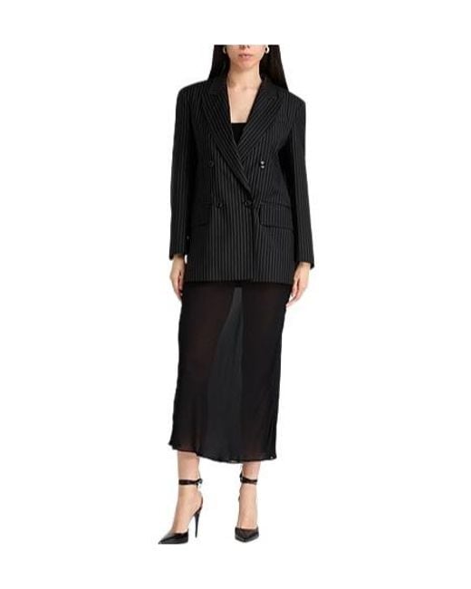 Max Mara Black Double-Breasted Blazer