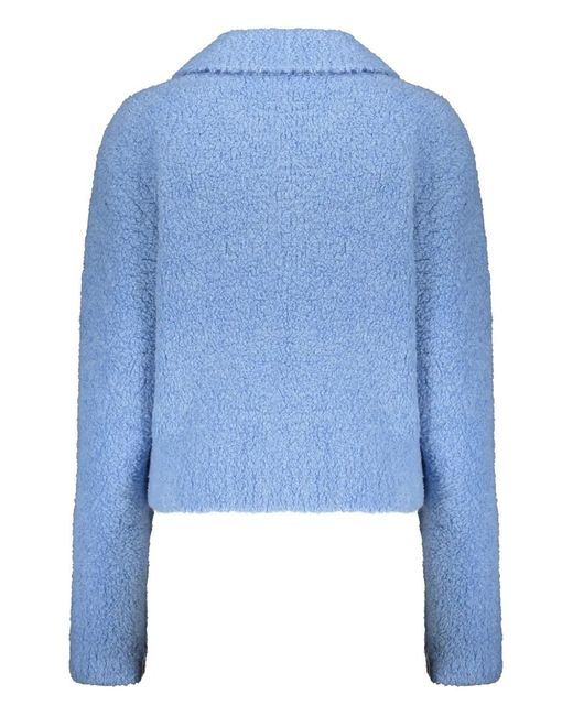 Low Classic Blue Wool-Blend Jacket