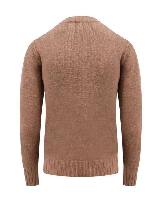 Max Mara Brown Round Neck Sweater