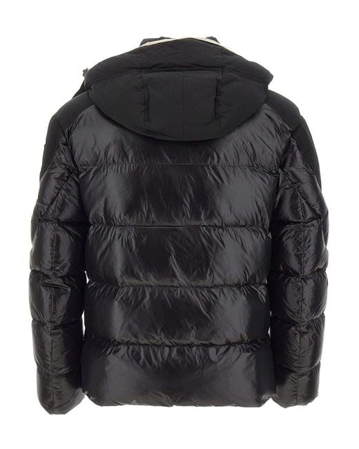 Blauer Usa Black Blauer Kiernan Hooded Down Jacket for men