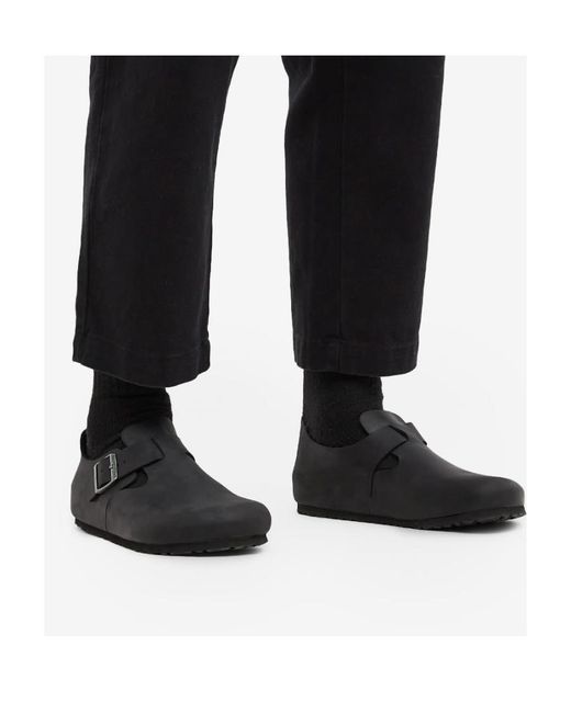 Birkenstock Brown Logo Business Casual Shoes for men