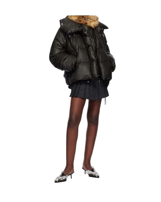 OTTOLINGER Black Deconstructed Puffer Jacket