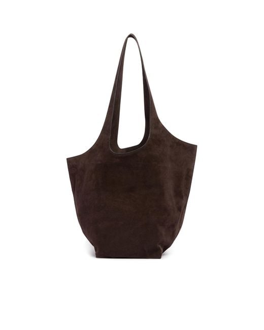 The Attico Brown The La Scoop Shoulder Bag
