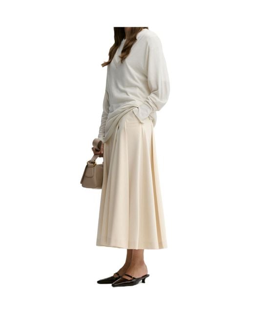 By Malene Birger Natural Edena Midi Skirt