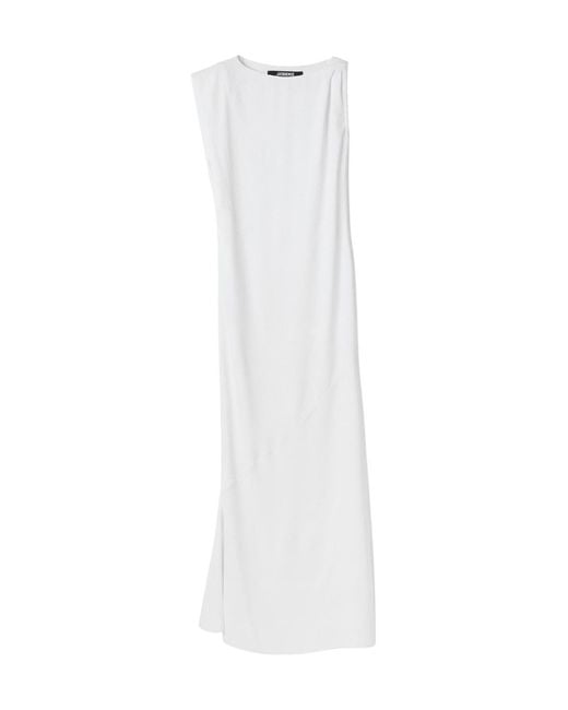 Jacquemus White La Robe Sleeveless Maxi Dress