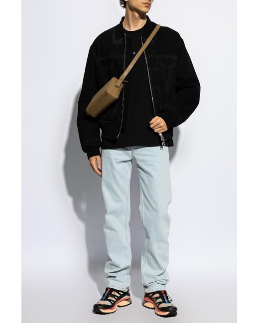 A.P.C. Blue Straight Leg Jeans for men