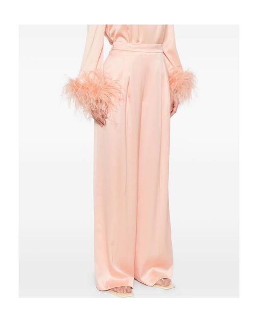 Twinset Pink Pleated Trousers