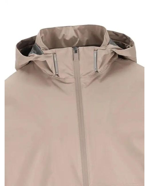 Herno Natural Zip-Up Hooded Jacket for men