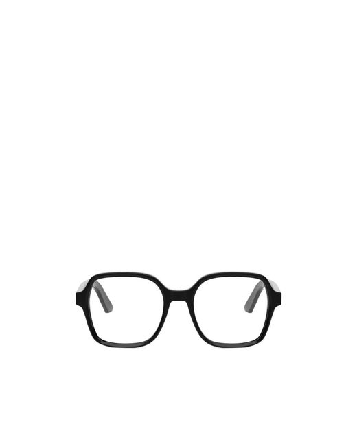 Dior White Eyewear Midnight Square Frame Glasses