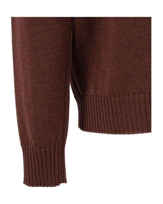 Ballantyne Brown Turtleneck Sweater for men