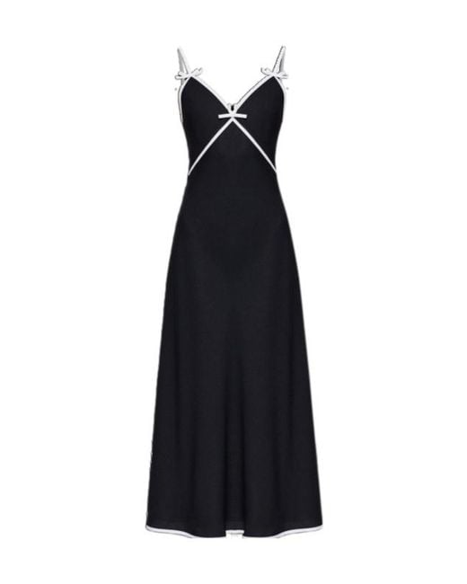 Moschino Black Strappy Dress