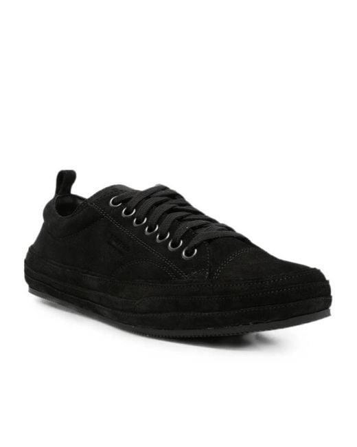 Tom Ford Black Lace-Up Sneakers for men