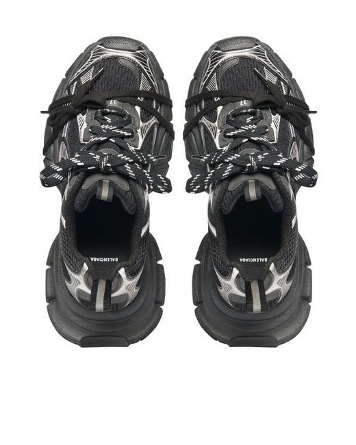 Balenciaga Black 3Xl Low-Top Sneakers