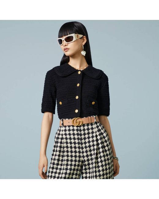 Gucci Brown Double-Sided Wide Belt