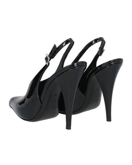 Saint Laurent Black Minimalist Pointedtoe High Heels