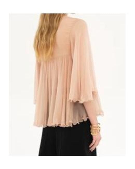 Chloé Natural Long-Sleeved Top