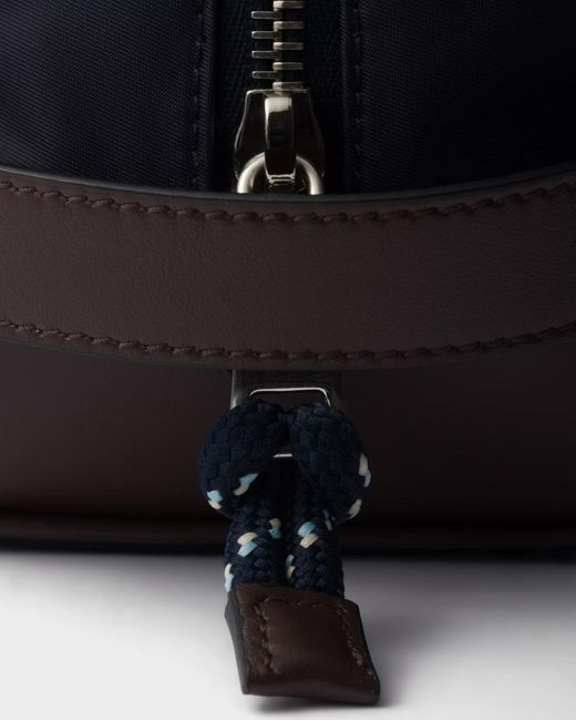 Prada Blue Speedrock Re-Nylon Pouch for men
