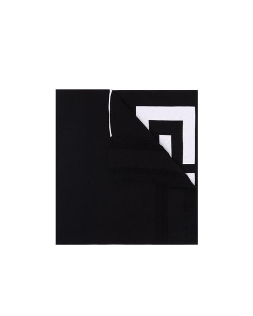Givenchy Black Logo Inlaid Scarf for men