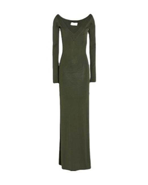 Saint Laurent Green Long Dresses