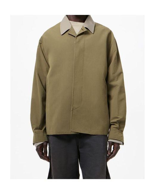 Our Legacy Green Pack Collar Blazer for men