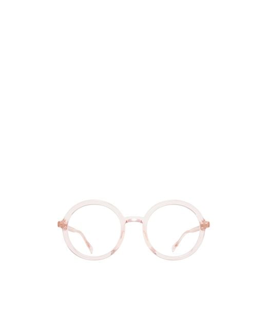 Mykita White Logo Flat Mirror for men