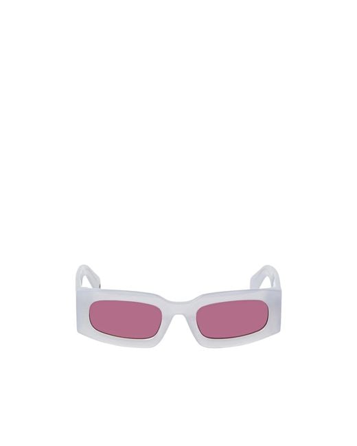 Off-White c/o Virgil Abloh Pink Full Frame Sunglasses for men