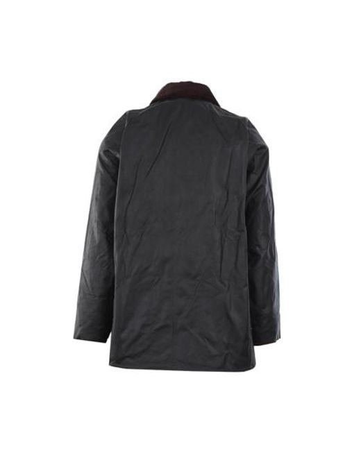 Barbour Black Bedale Waxed Jacket for men