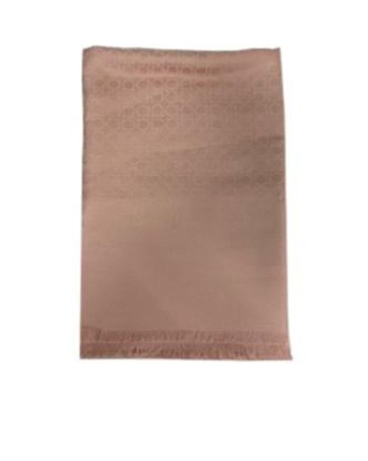 Ferragamo Brown Pattern Tassel Scarf