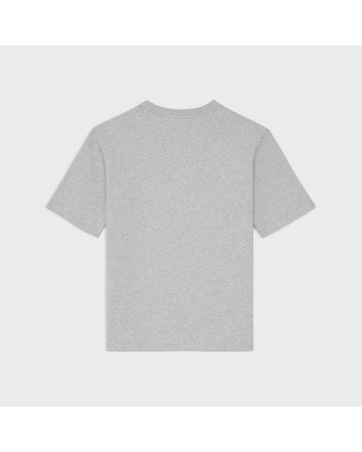 Céline Gray Short-Sleeved T-Shirt