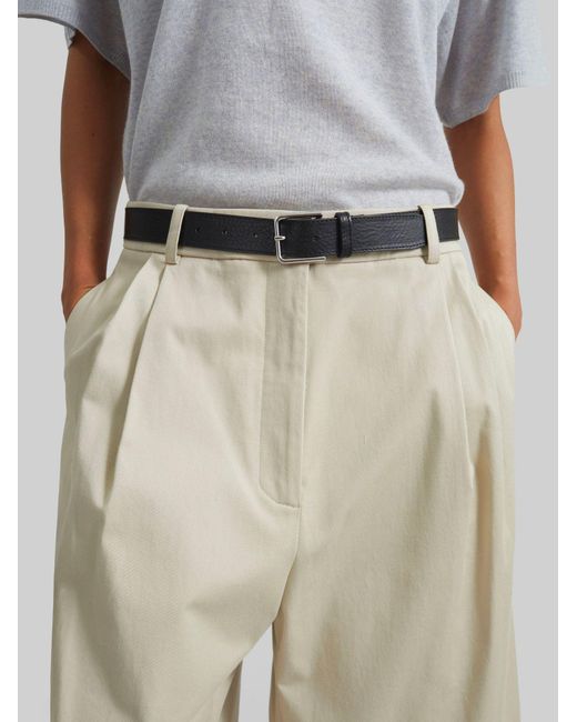 Frankie Shop Natural Belt Loop Shorts