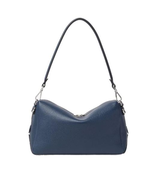 Fendi Blue Lui Medium Dark Leather Bag for men