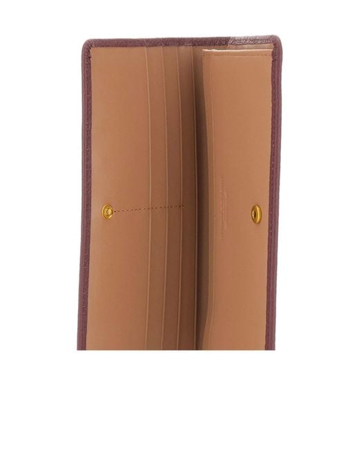 Gianni Chiarini Purple Bubble Flap Wallet