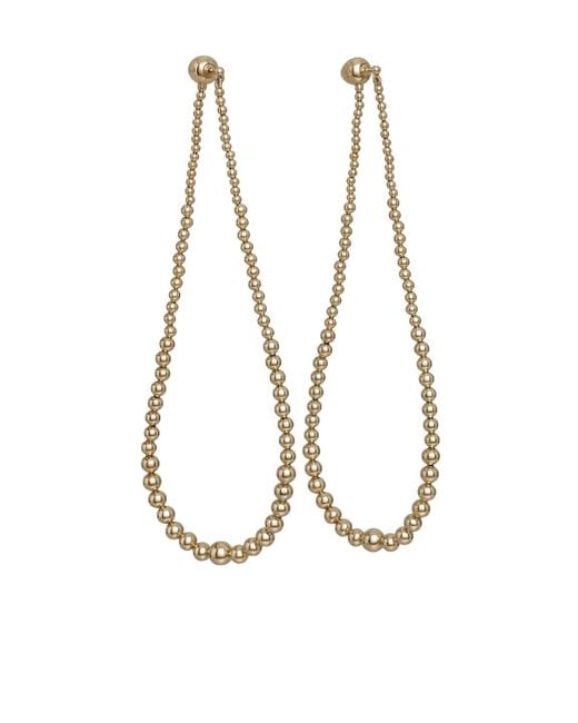 Alaïa Metallic Alaïa Drop Shaped Earrings