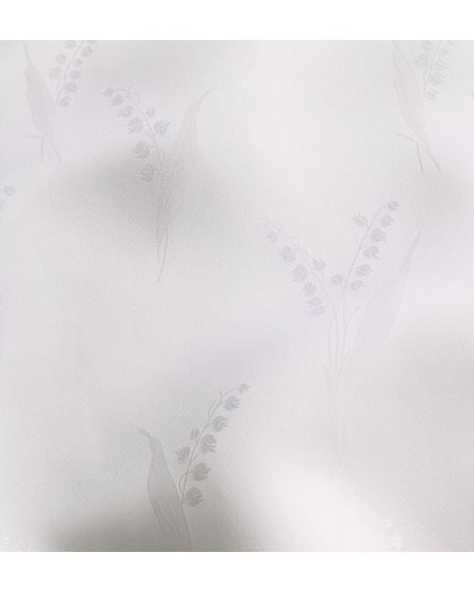Dior White Mid-Length Flared Skirt