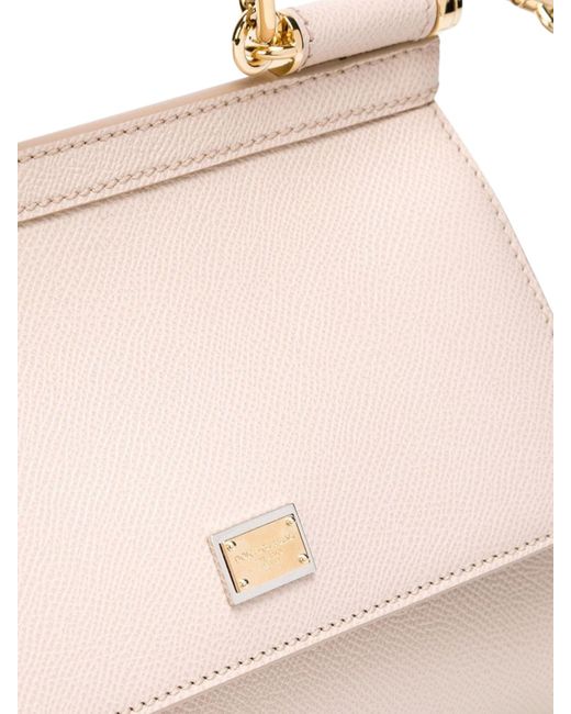 Dolce & Gabbana Pink Sicily Medium Tote Bag