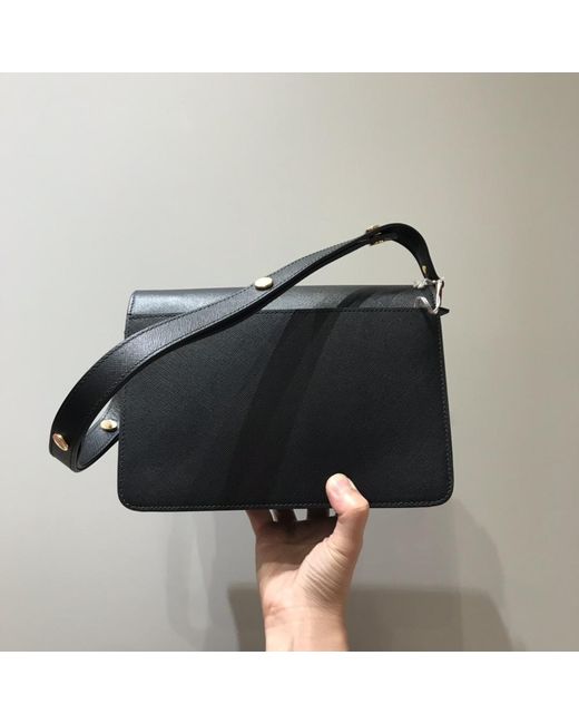 Marni Black Trunk Mini Crossbody Bag