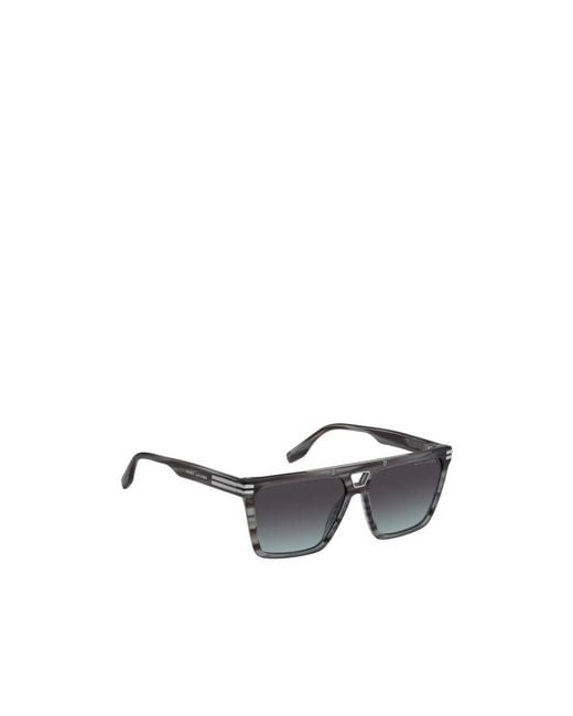 Marc Jacobs Blue Eyewear Square Frame Sunglasses for men